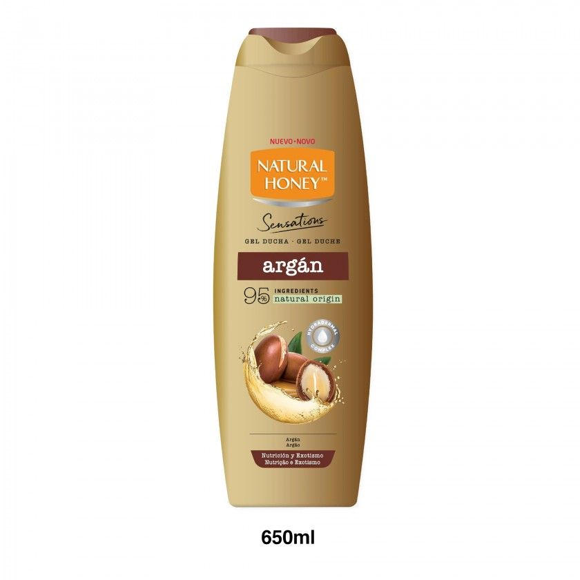 Gel Banho Natural Honey Sensations Argan 650ml Gel Banho Natural Honey Sensations Argan 650ml