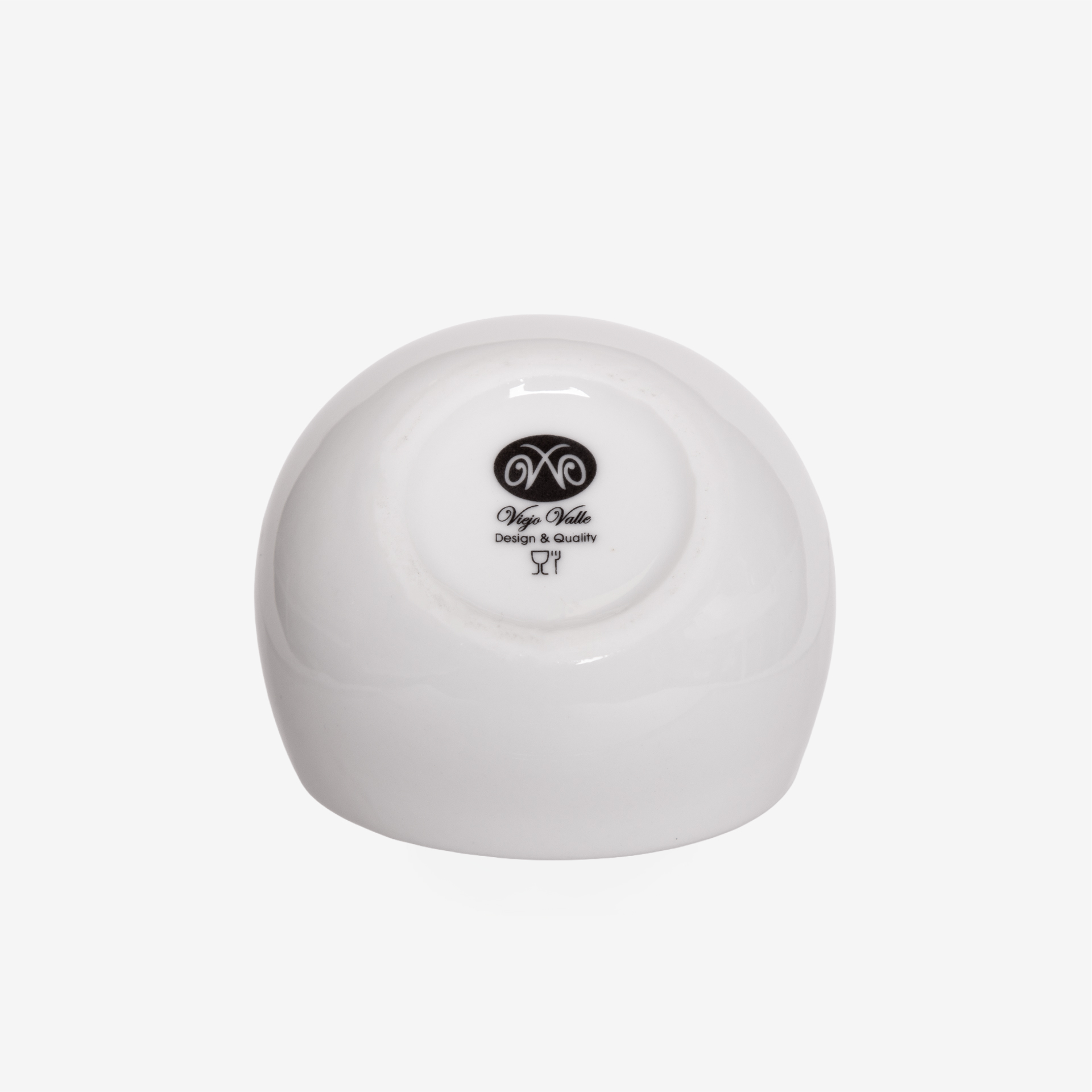 Taça Porcelana Redonda Branco 8X8cm