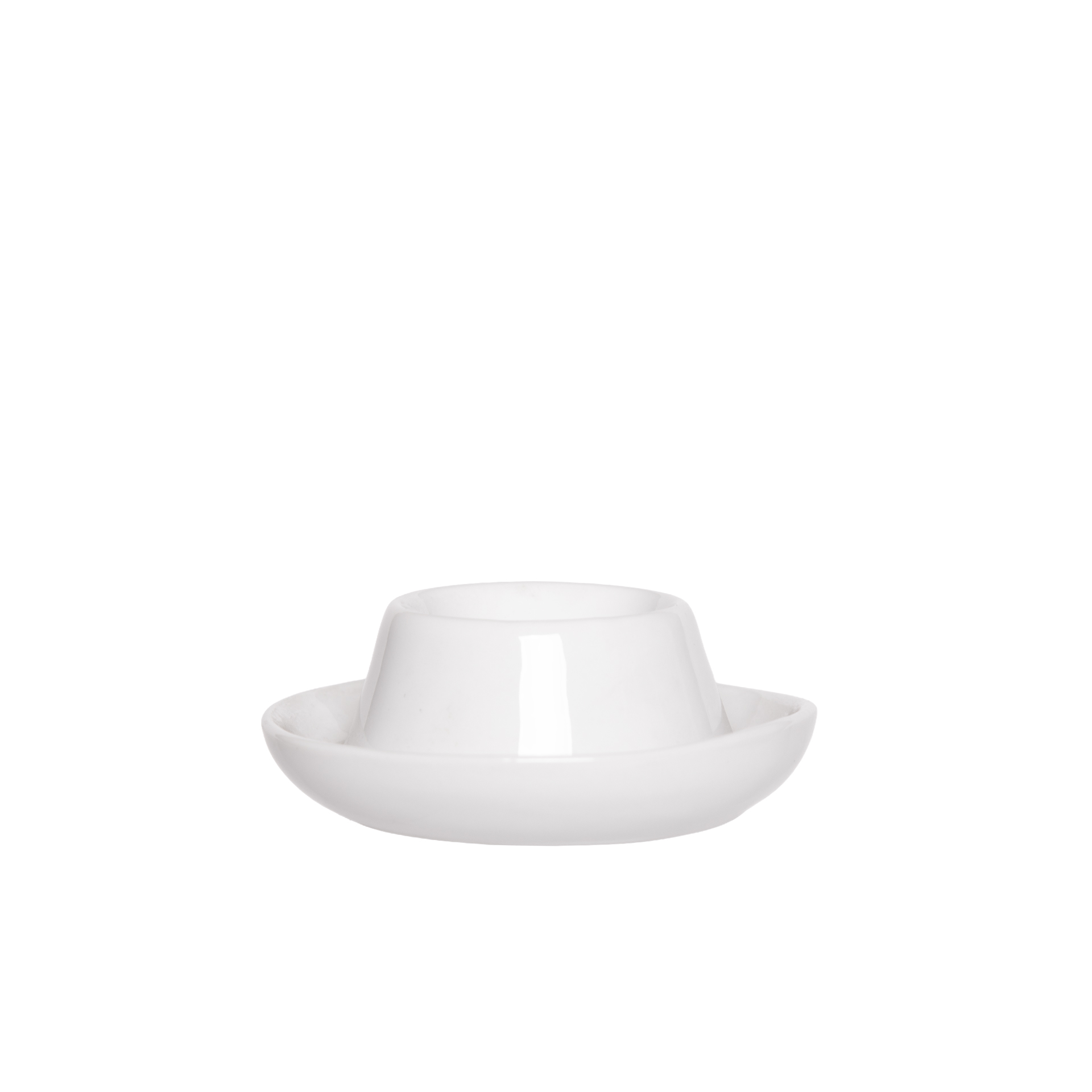 Suporte para Ovo Porcelana Degustacion Branco 8.5X3.5cm