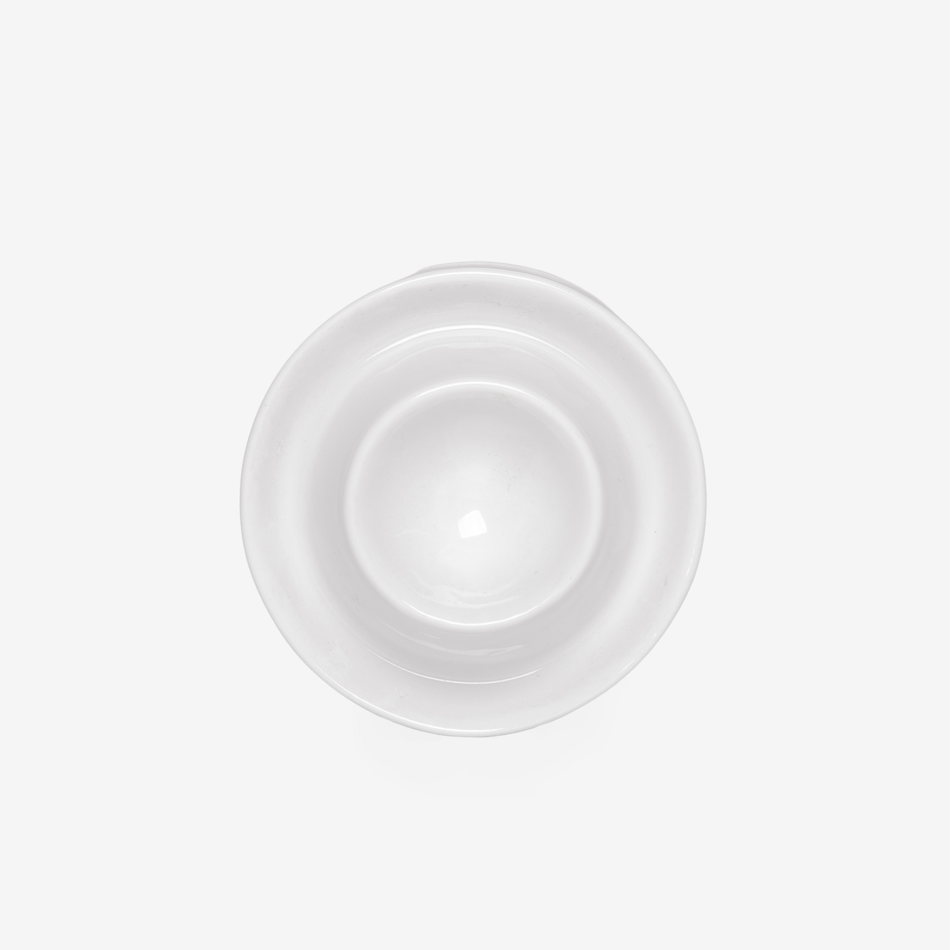 Suporte para Ovo Porcelana Degustacion Branco 8.5X3.5cm