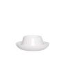 Suporte para Ovo Porcelana Degustacion Branco 8.5X3.5cm Suporte para Ovo Porcelana Degustacion Branco 8.5X3.5cm