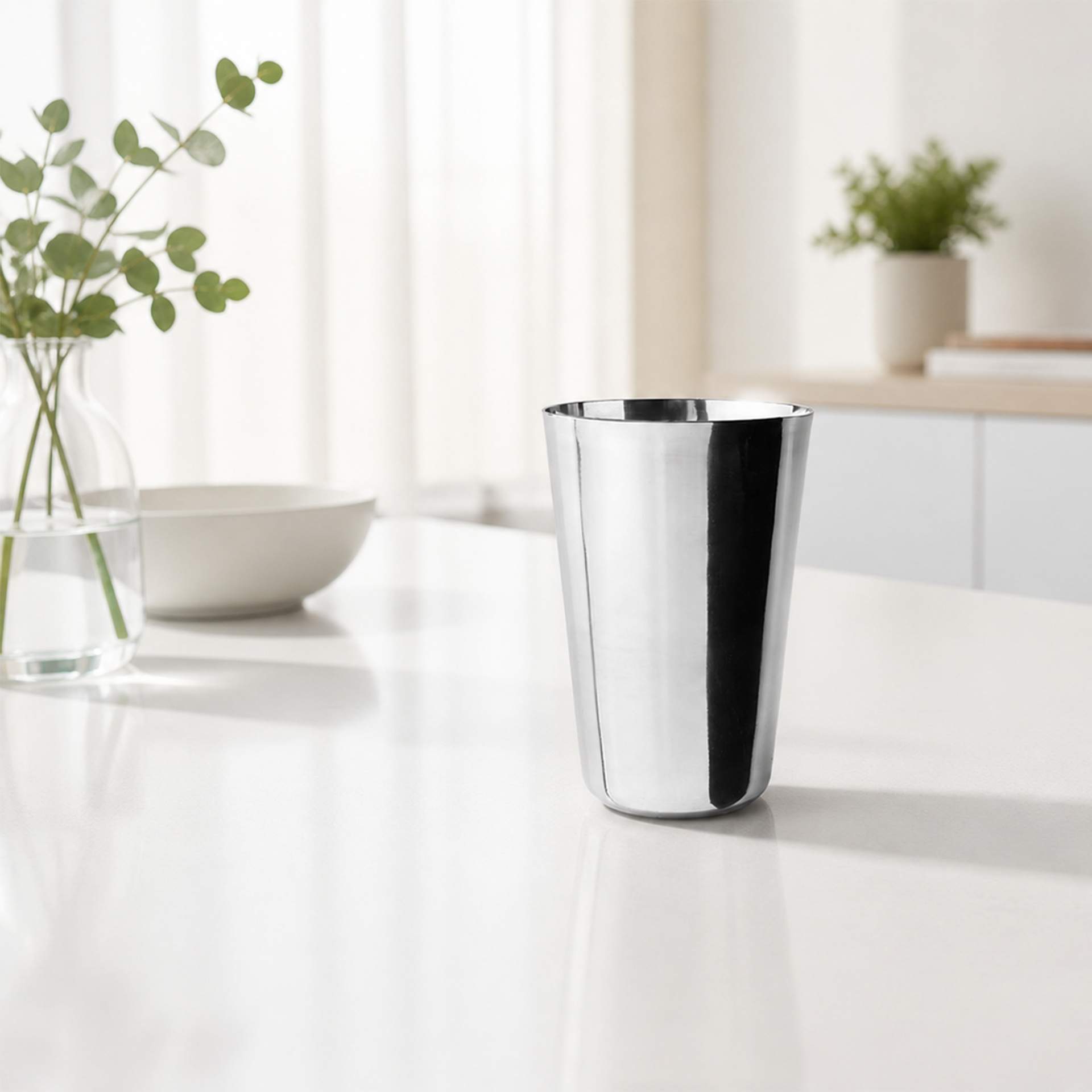 Copo Inox 300ml Ø7.5X12cm