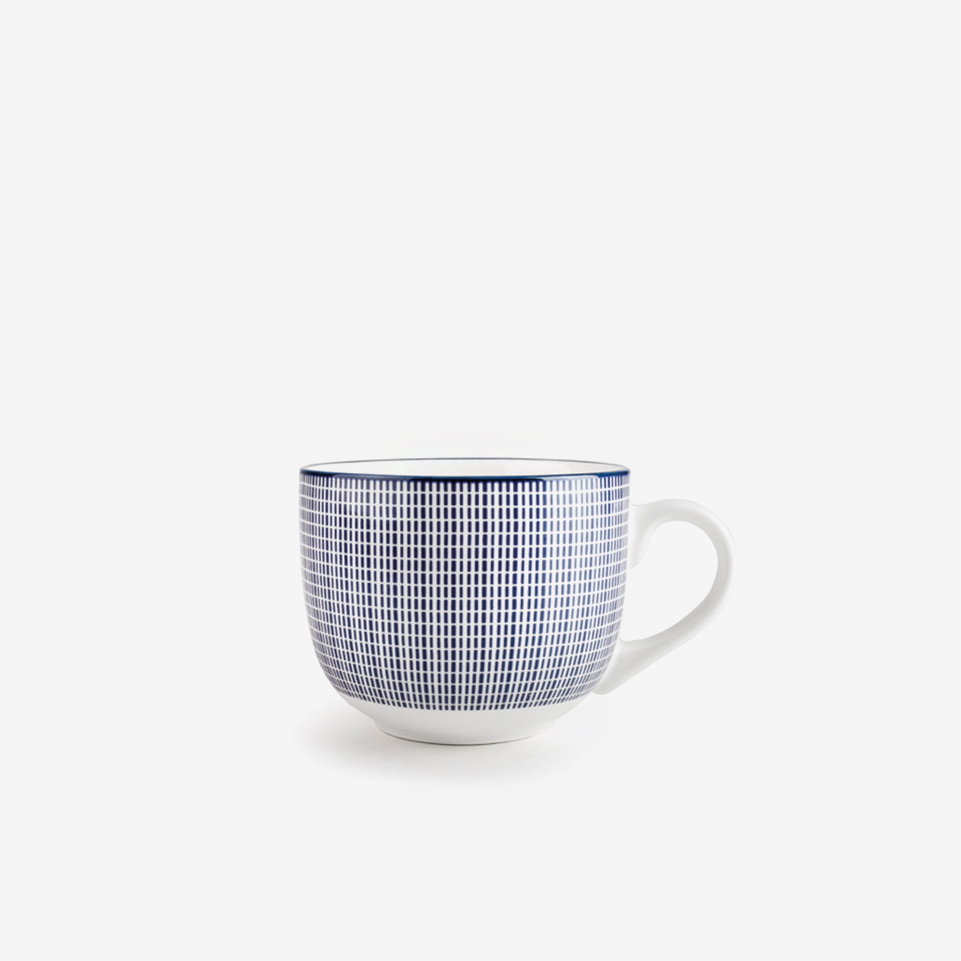 Caneca Jumbo Porcelana Ondas 450ml 10X8.5cm