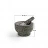 Almofariz Cozinha Granito Redondo 13X8cm Almofariz Cozinha Granito Redondo 13X8cm
