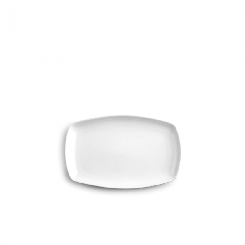 Bandeja Porcelana Castilla Retangular 16X24.5X2.3cm Bandeja Porcelana Castilla Retangular 16X24.5X2.3cm
