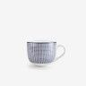 Caneca Jumbo Porcelana Ondas 450ml 10X8.5cm Caneca Jumbo Porcelana Ondas 450ml 10X8.5cm