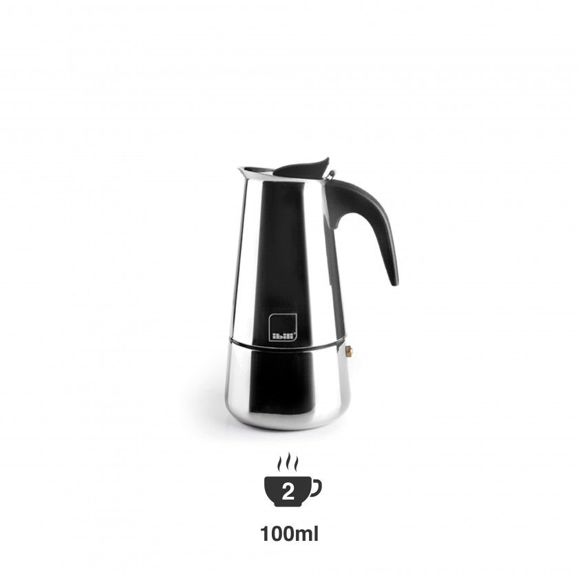 Cafeteira Expresso Inox 100ml 2 Chavenas Cafeteira Expresso Inox 100ml 2 Chavenas