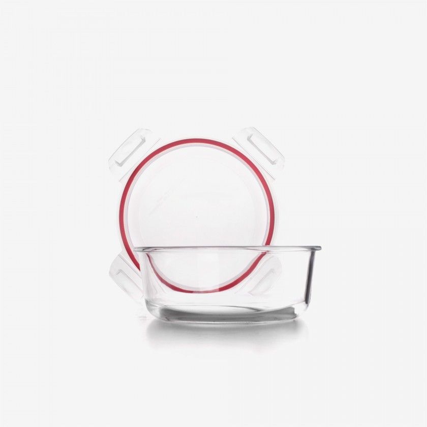 Caixa Hermetica Borosilicato 220/650/1300ml Pack 3 Caixa Hermetica Borosilicato 220/650/1300ml Pack 3
