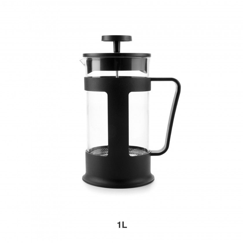 Cafeteira Embolo Vidro + Plástico 1000ml Cafeteira Embolo Vidro + Plástico 1000ml