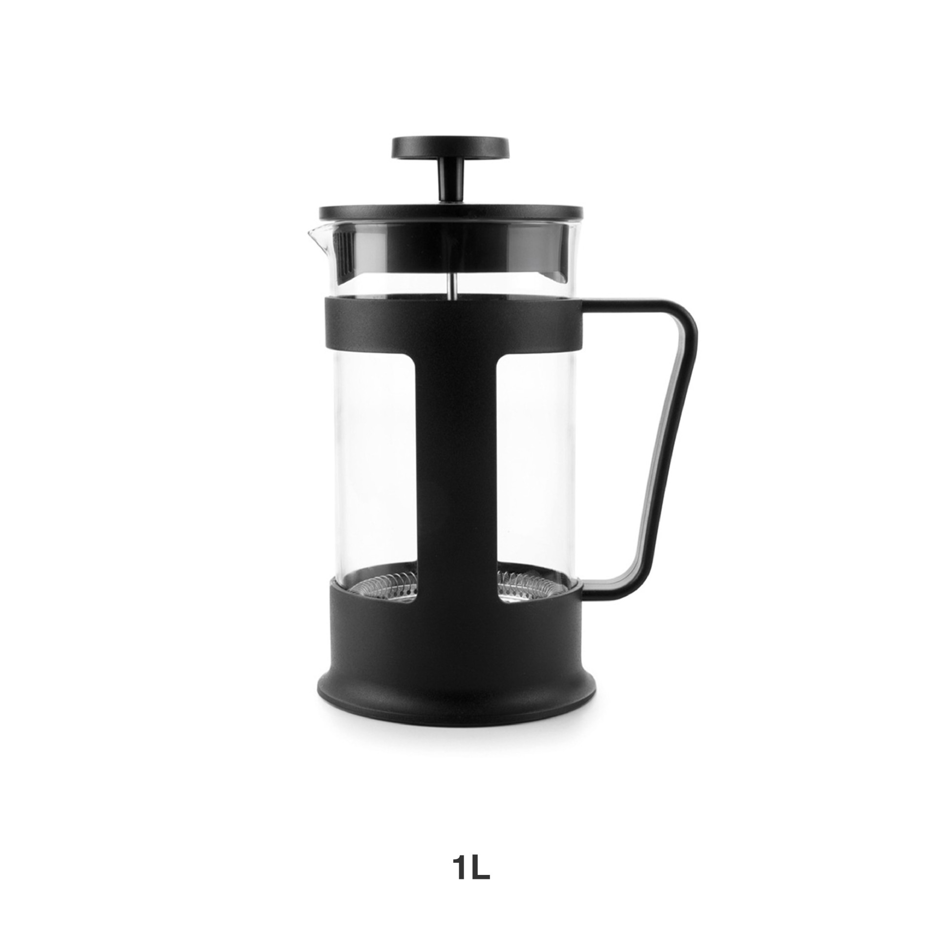 Cafeteira Embolo Vidro + Plástico 1000ml