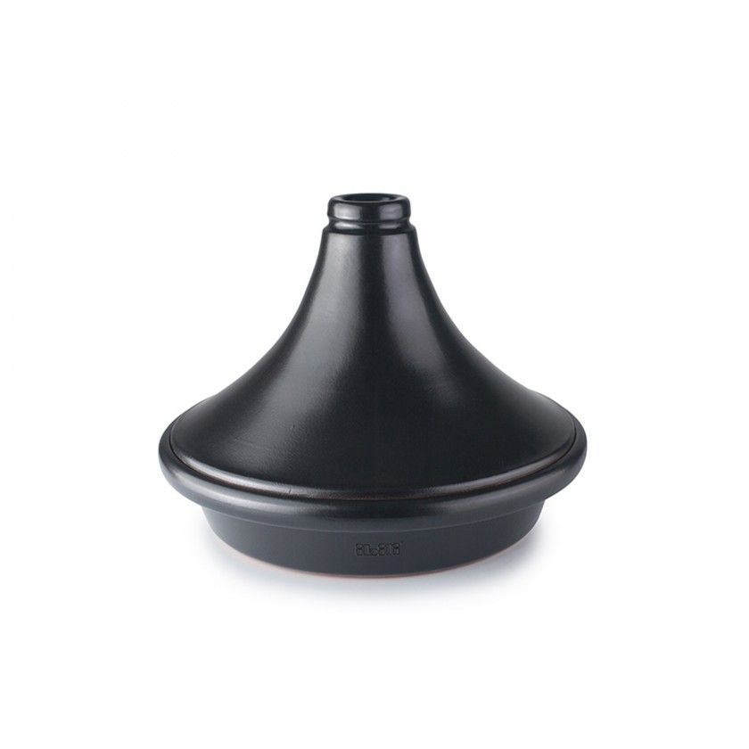 Tajine Barro Natural Esmaltado Preto Ø28X19cm Tajine Barro Natural Esmaltado Preto Ø28X19cm