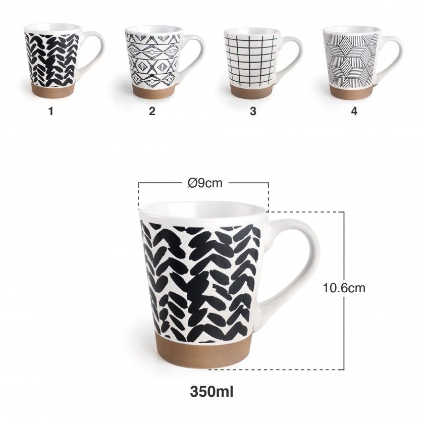 Caneca Porcelana Marken 350ml Ø10.6X9cm Caneca Porcelana Marken 350ml Ø10.6X9cm