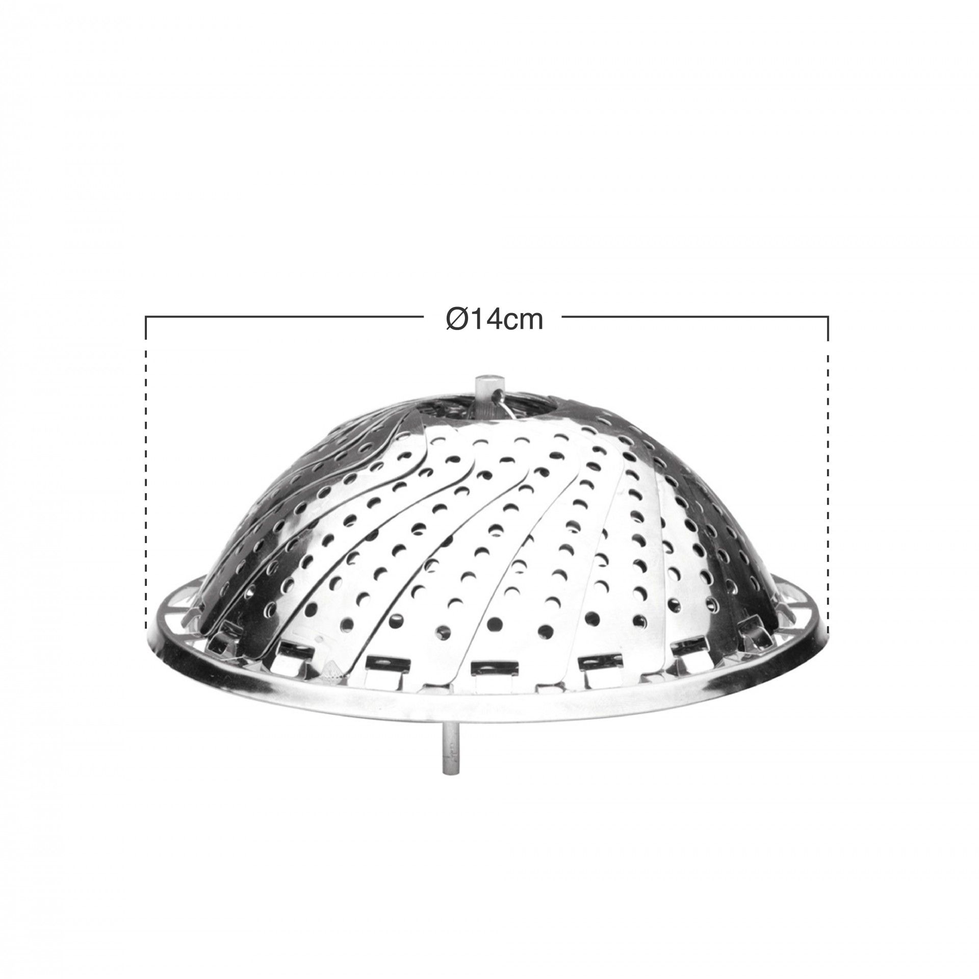Cesto Cozer Vapor Dobravel 16/24cm