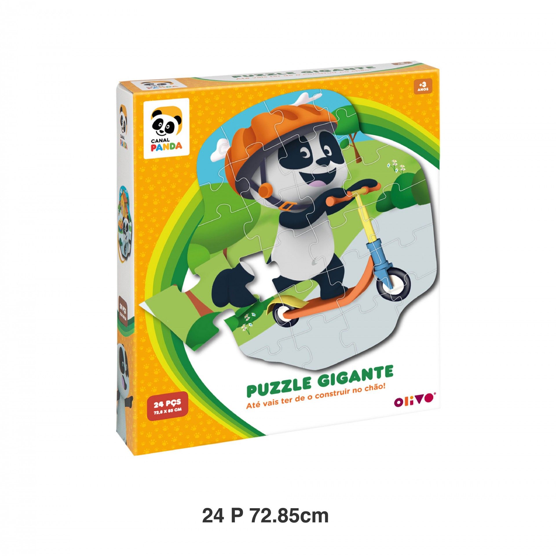 Puzzle Canal Panda Gigante 24 Peças 72.85Cm