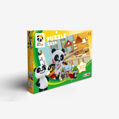 Puzzle Canal Panda Peças 2X24