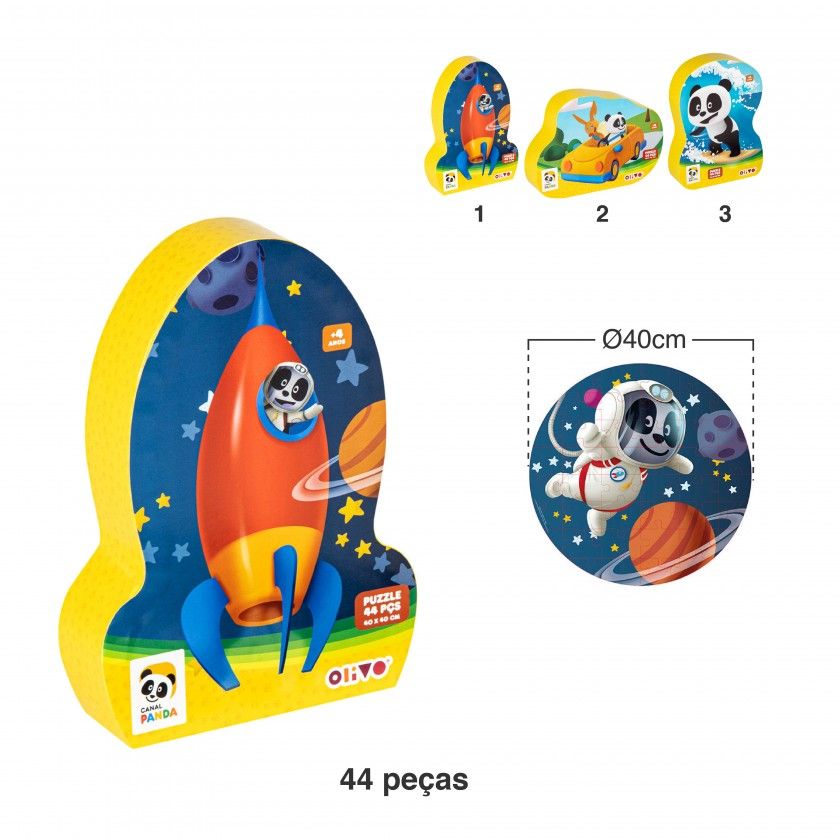 Puzzle Canal Panda 44 Peças Ø40Cm Puzzle Canal Panda 44 Peças Ø40Cm