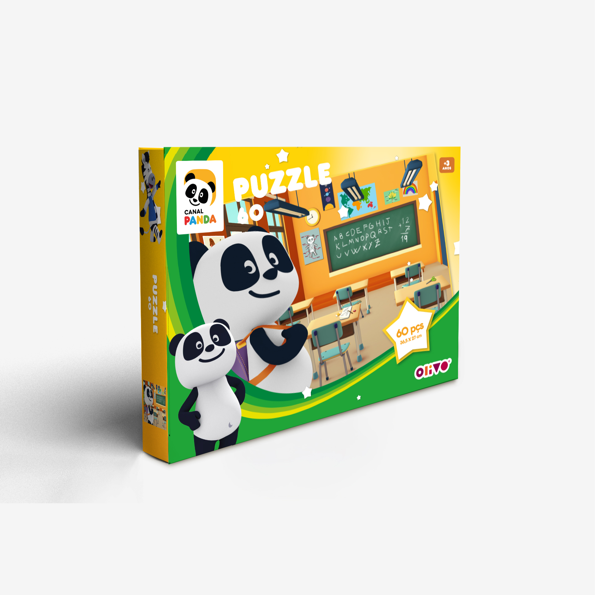 Puzzle Canal Panda Peças 2X60