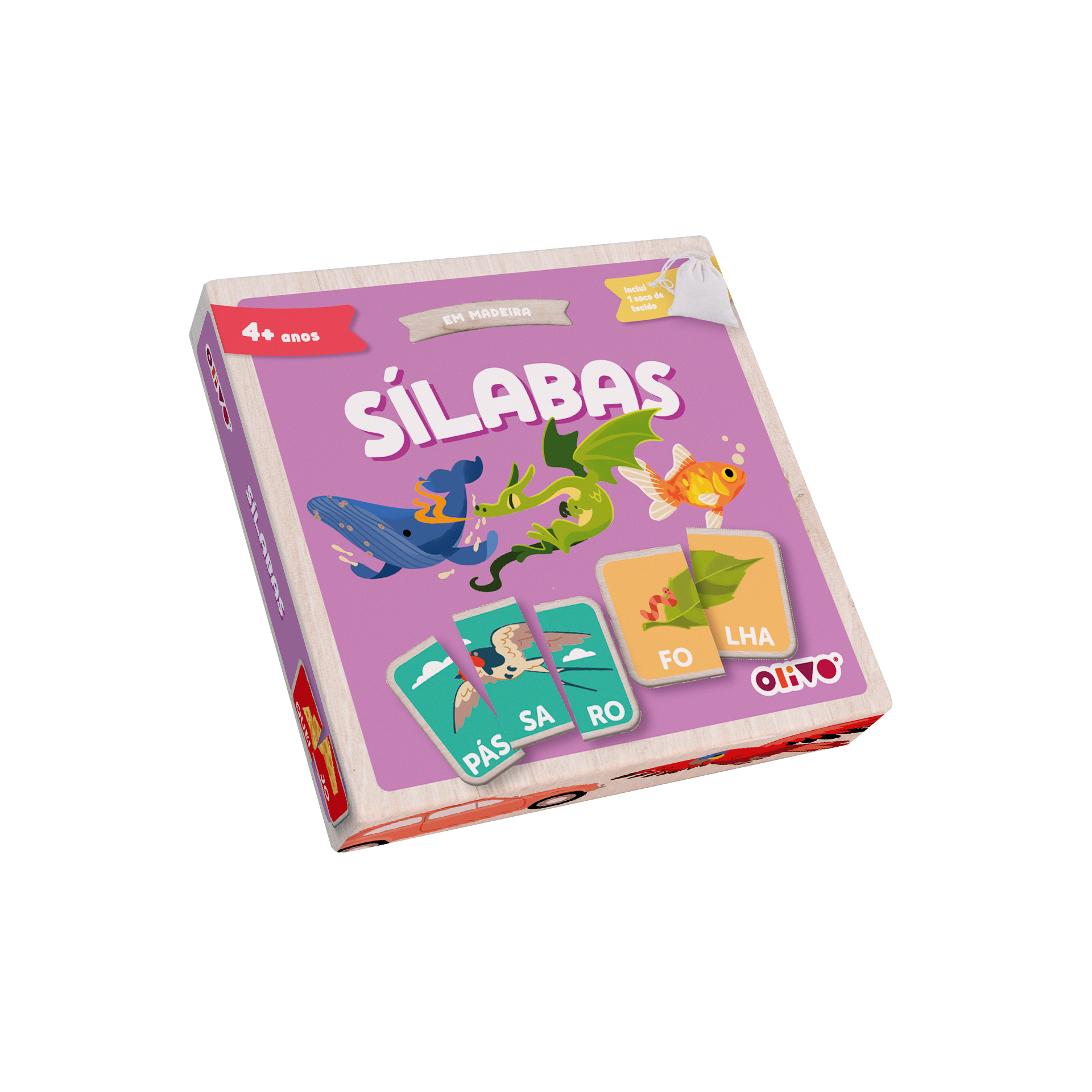 Jogo Evolui Sílabas Madeira
