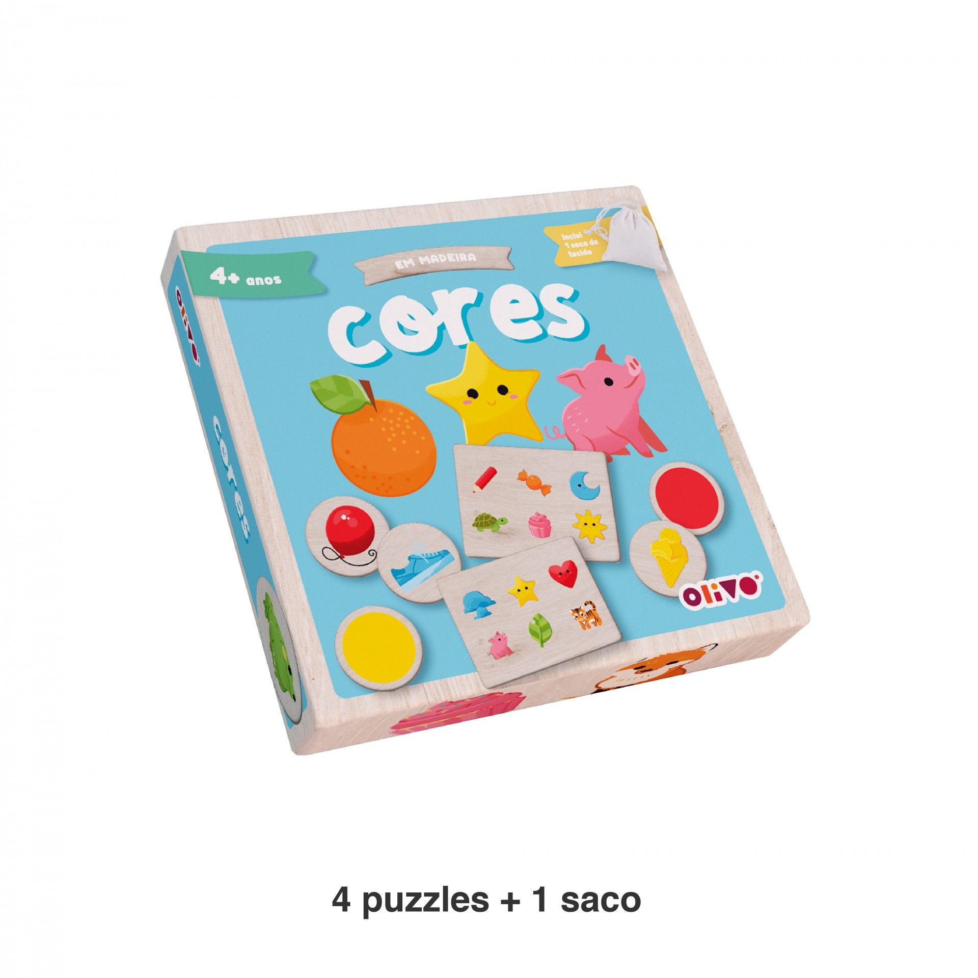 Jogo Evolui Cores Madeira