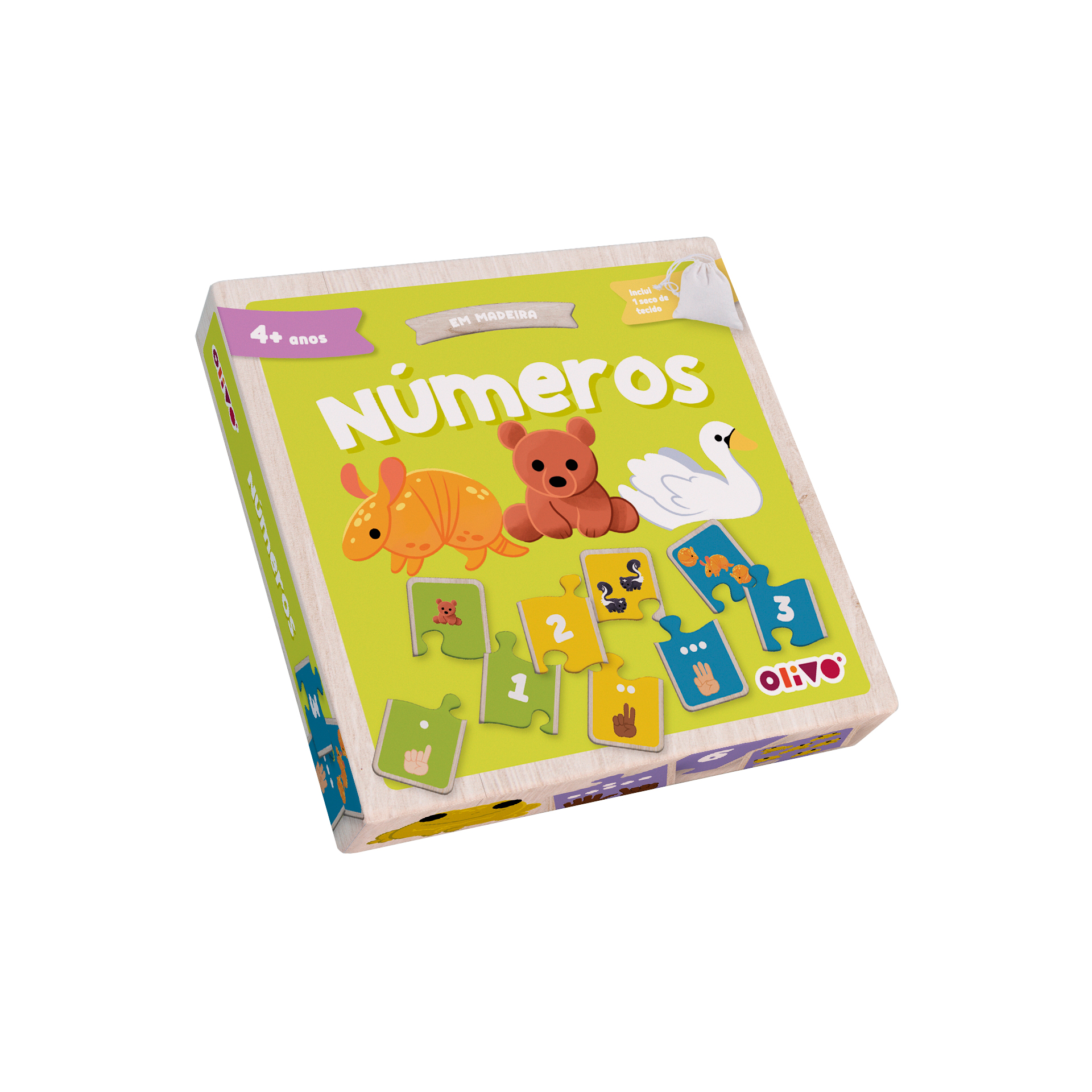 Jogo Evolui Números Madeira