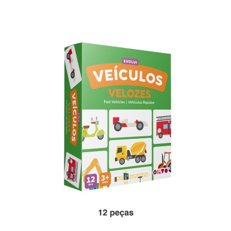 Jogo Evolui Veículos Cartão - Image product