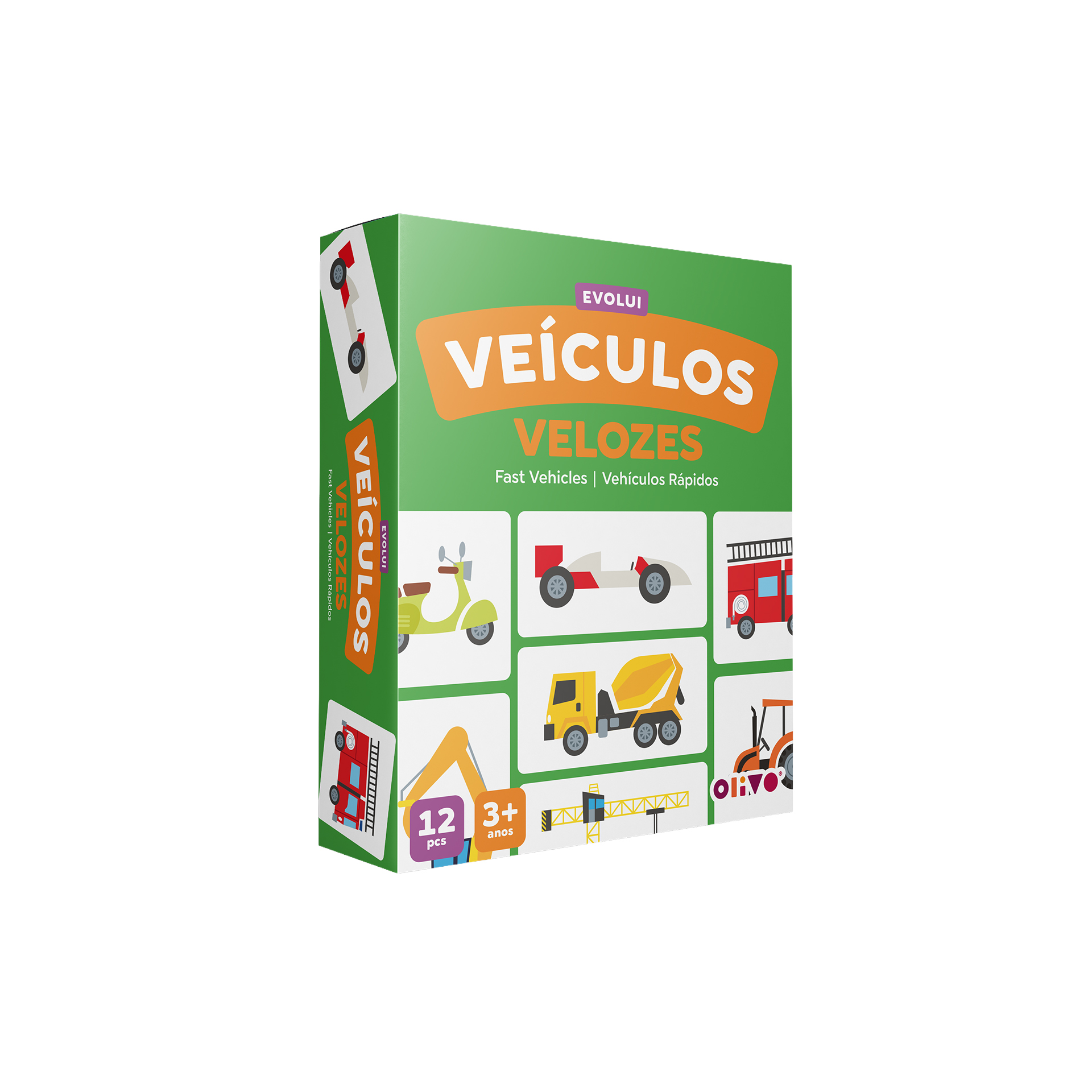 Jogo Evolui Veículos Cartão