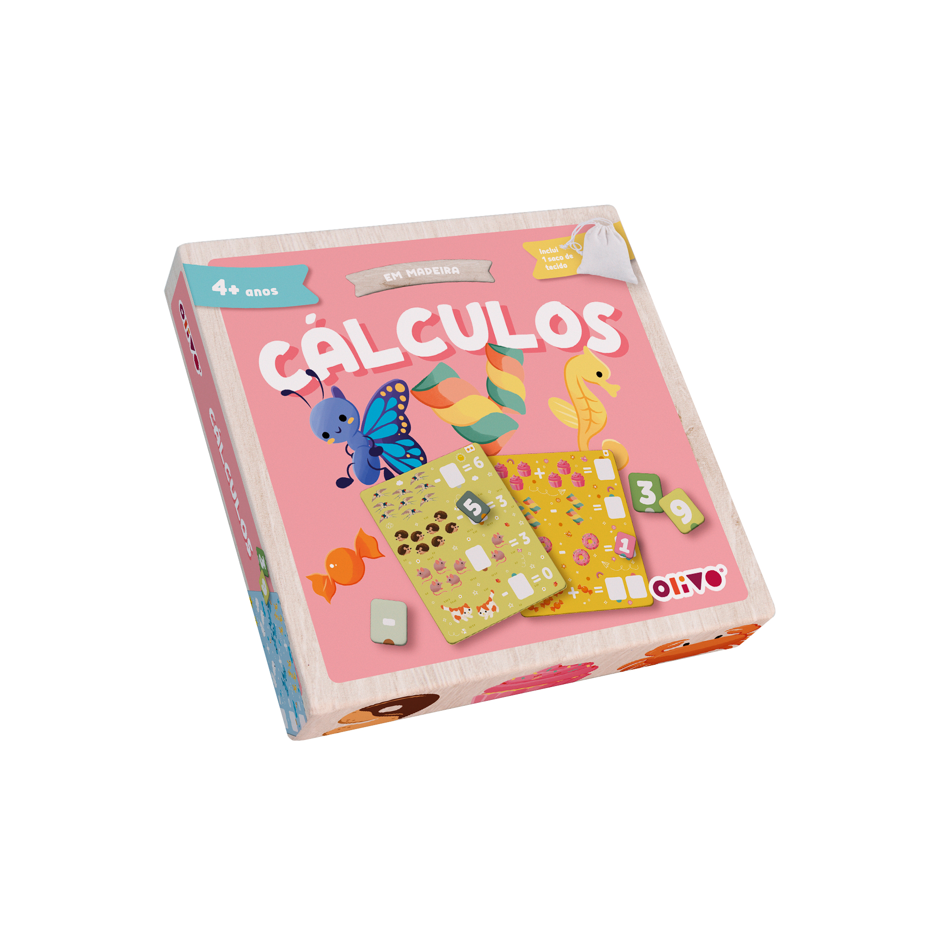 Jogo Evolui Cálculos Madeira