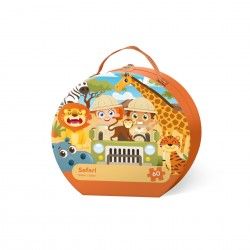 Puzzle Mala Safari 60 Peças Puzzle Mala Safari 60 Peças