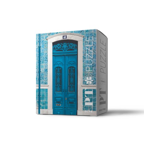 Puzzle 1000 Fachada Azul - Image product