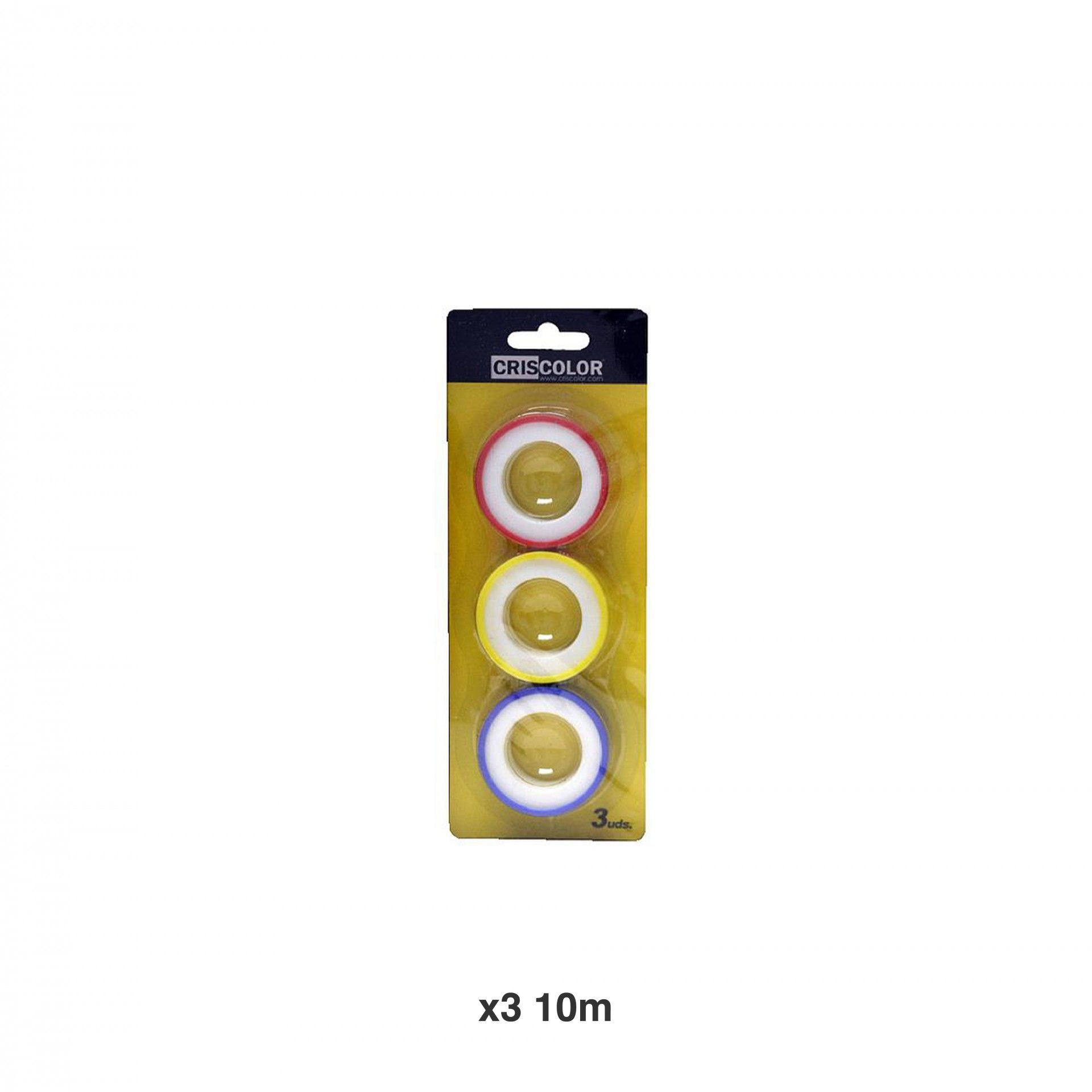 Rolo Fita Teflon 12mmx10m Pack 3