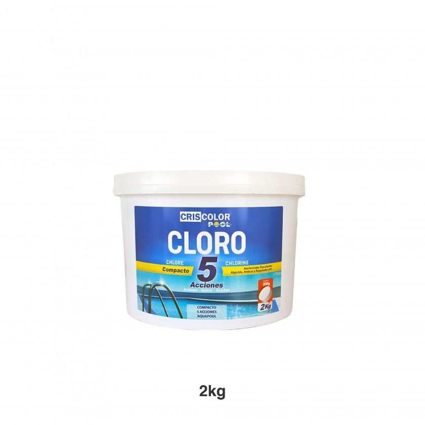 Cloro Compacto 5 Ações 2kg Cloro Compacto 5 Ações 2kg