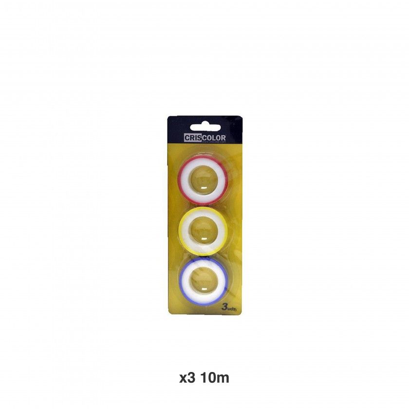 Rolo Fita Teflon 12mmx10m Pack 3 Rolo Fita Teflon 12mmx10m Pack 3