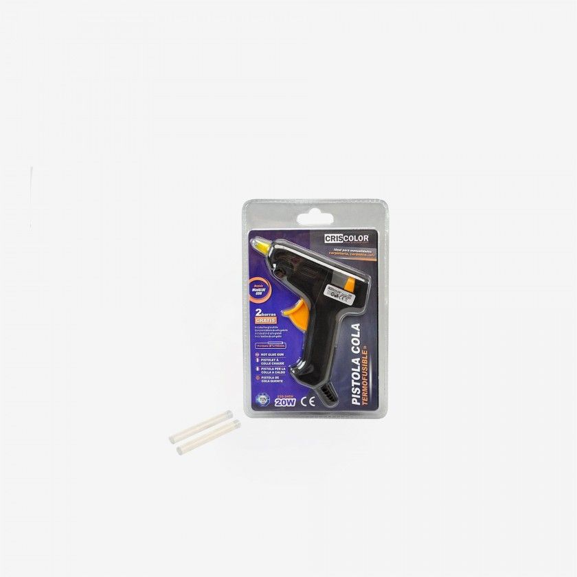 Pistola De Cola Quente Com Duas Barras 7mm 20W Pistola De Cola Quente Com Duas Barras 7mm 20W