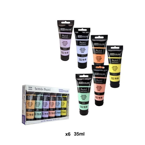 Tinta Acrílica Cor Pastel 35ml - Image product