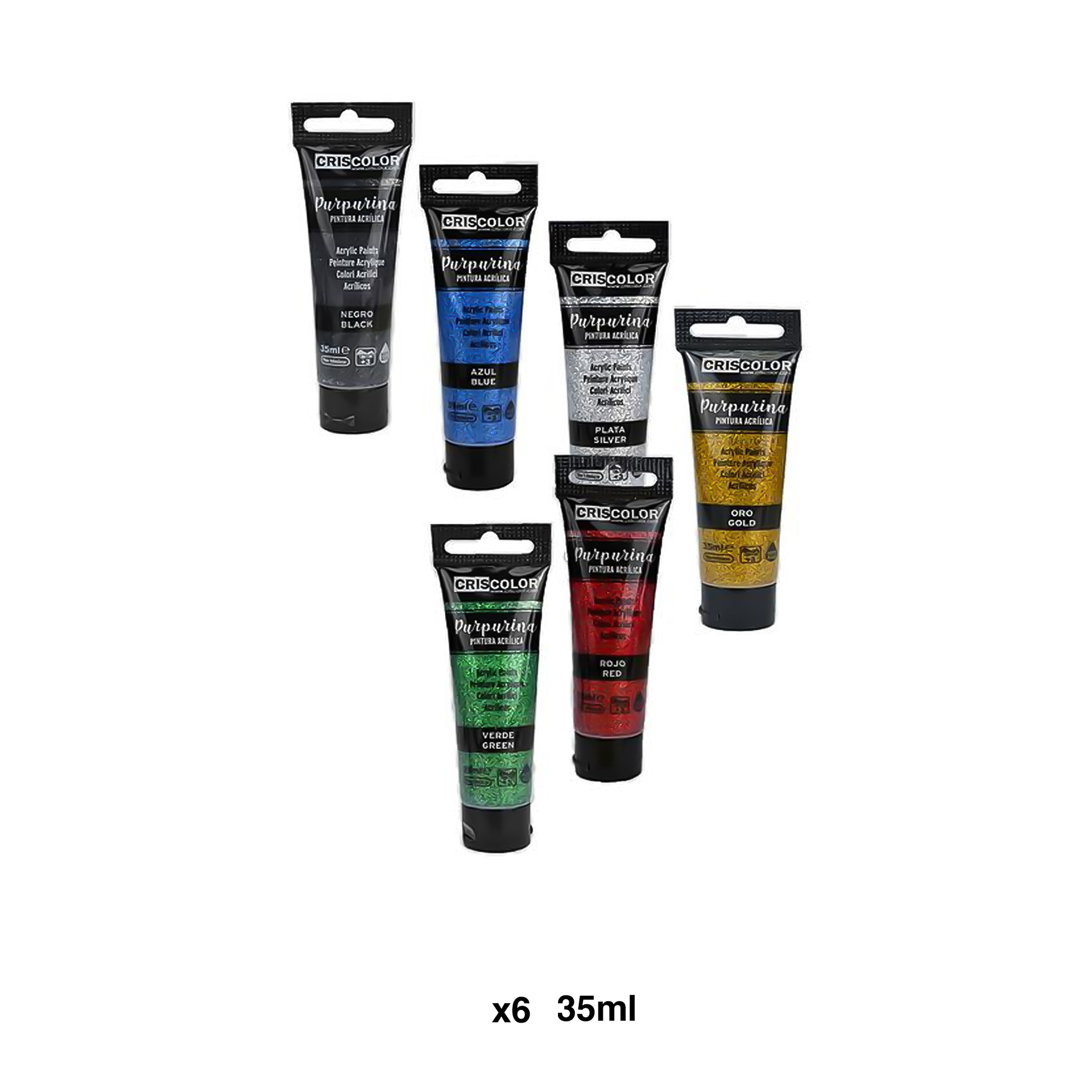 Tinta Acrílica Cor Purpurina 35ml