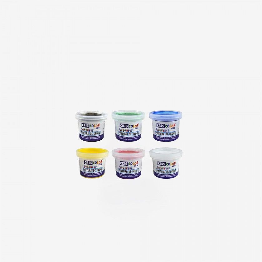 Tinta Pintura Dedos 50ml Pack 6 Tinta Pintura Dedos 50ml Pack 6