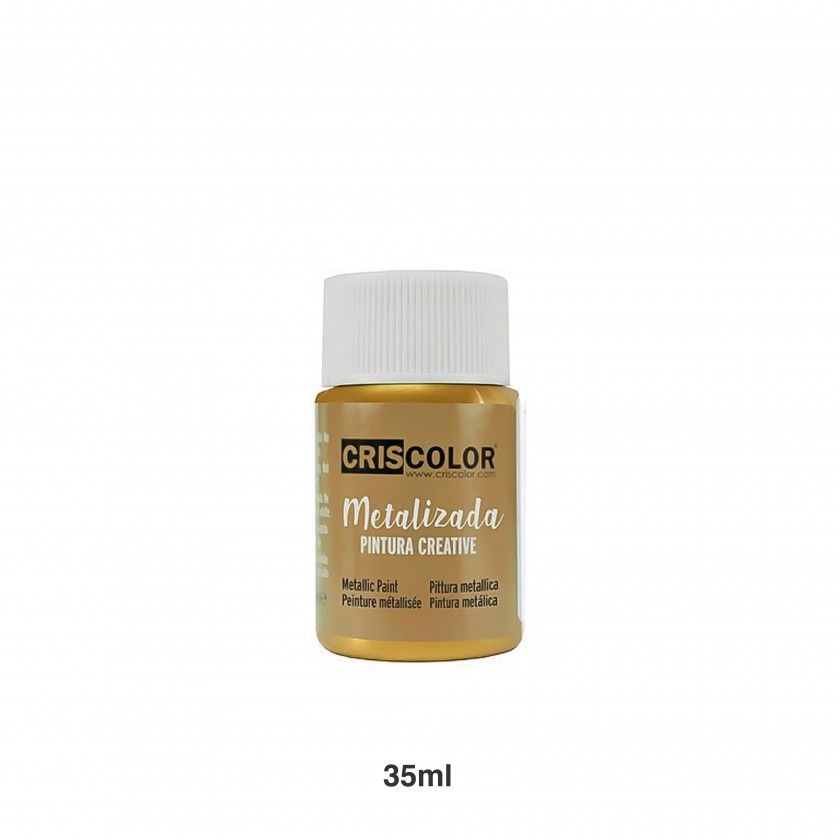 Tinta Creative Metal Ouro 35ml Tinta Creative Metal Ouro 35ml