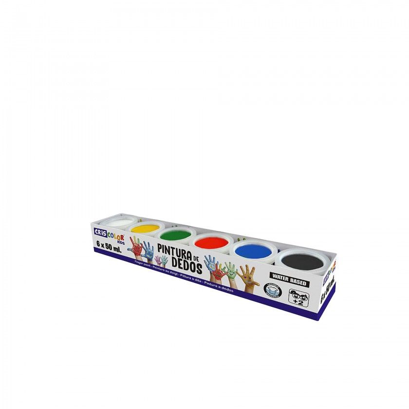 Tinta Pintura Dedos 50ml Pack 6 Tinta Pintura Dedos 50ml Pack 6