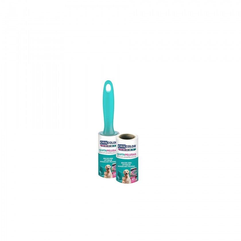 Rolo De Tirar Pelos + 1 Recarga 40 Folhas Rolo De Tirar Pelos + 1 Recarga 40 Folhas