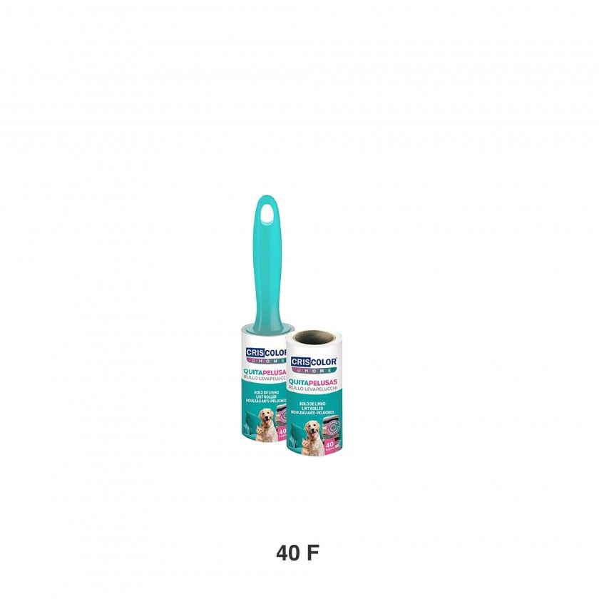 Rolo De Tirar Pelos + 1 Recarga 40 Folhas Rolo De Tirar Pelos + 1 Recarga 40 Folhas