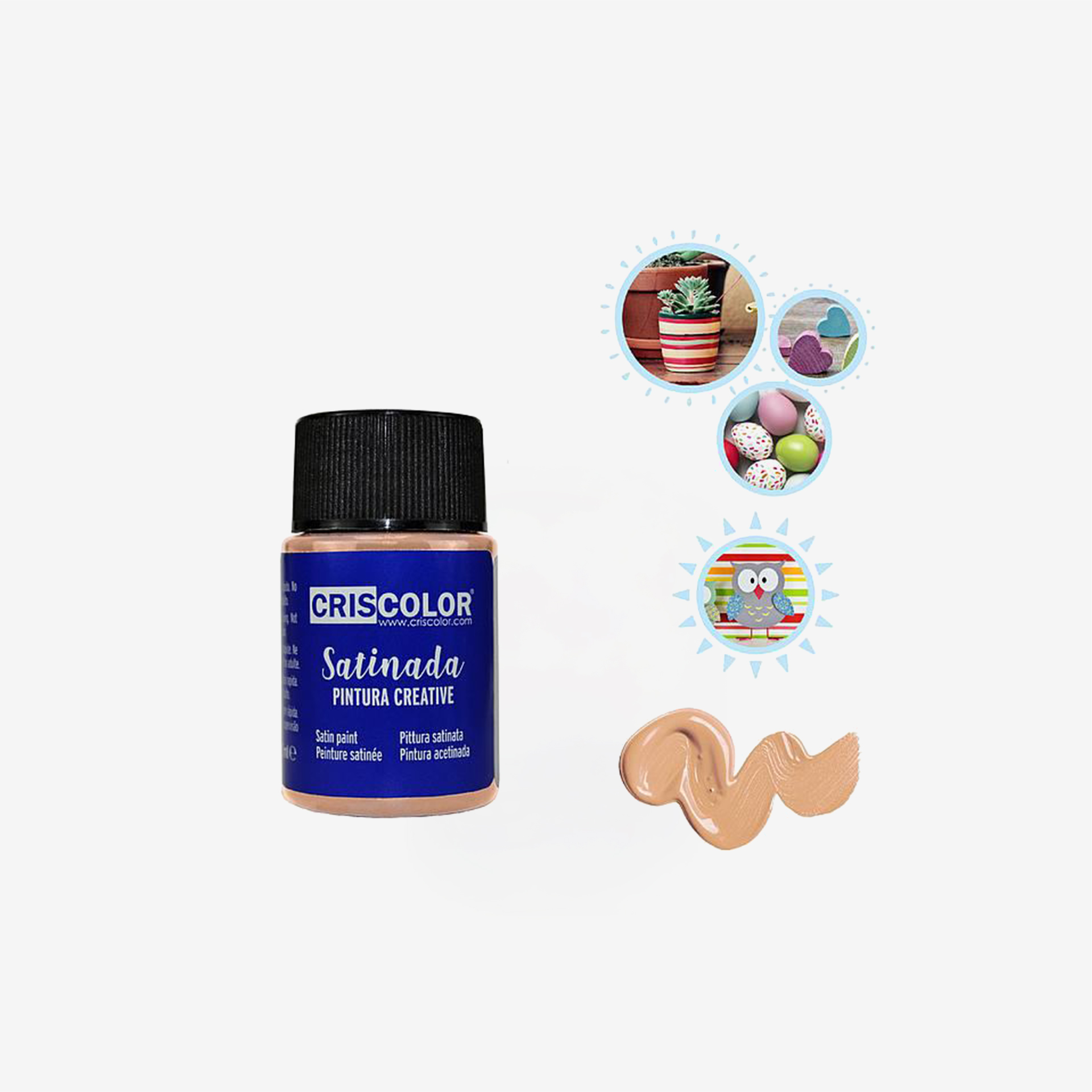 Frasco De Tinta Creative Carne 35ml