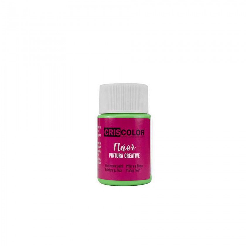 Frasco De Tinta Creative Verde Fluo 35ml Frasco De Tinta Creative Verde Fluo 35ml