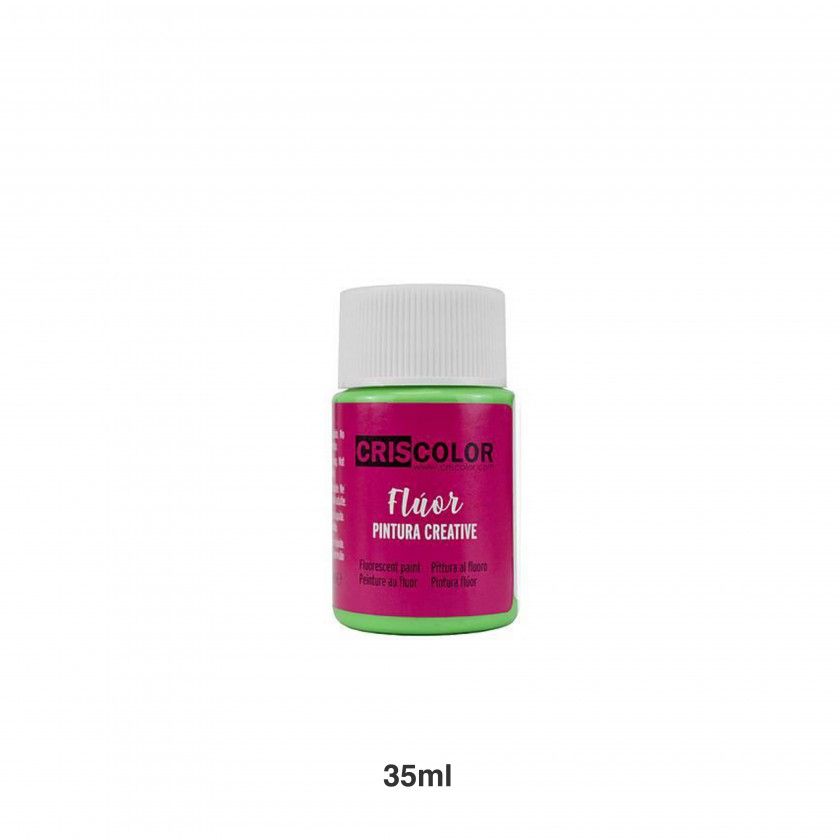 Frasco De Tinta Creative Verde Fluo 35ml Frasco De Tinta Creative Verde Fluo 35ml