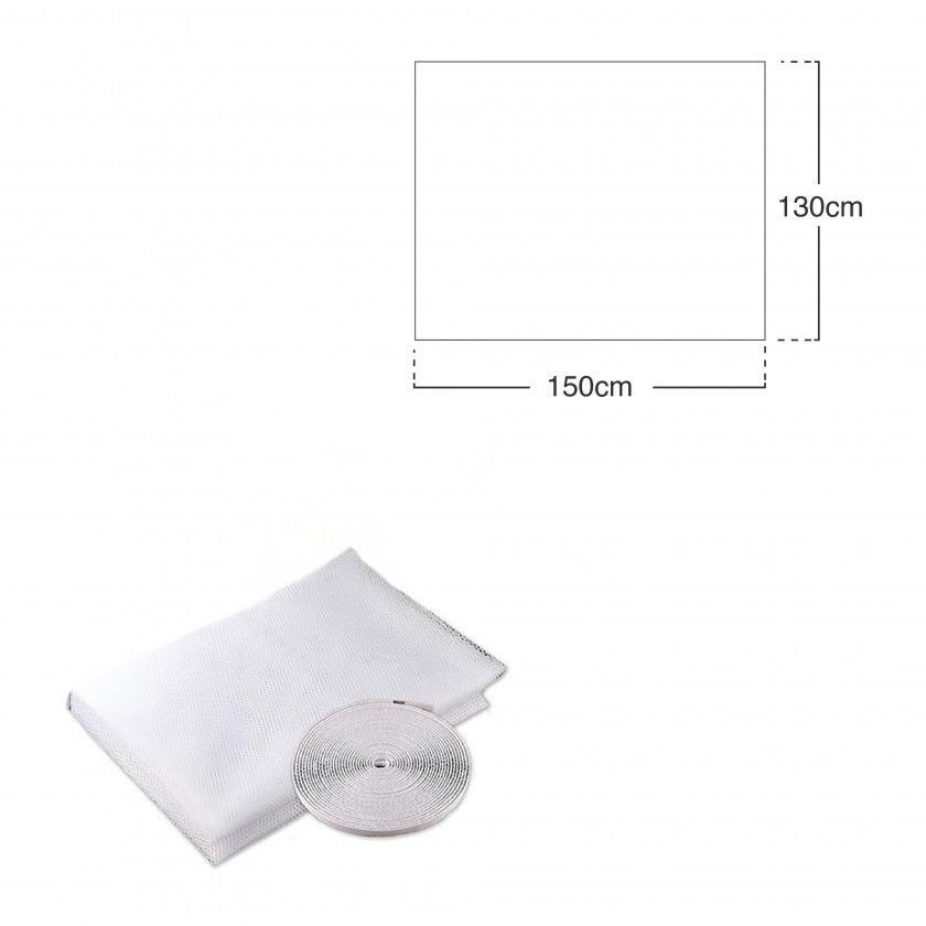 Rede Mosquiteira Janela Branco 130X150cm Rede Mosquiteira Janela Branco 130X150cm