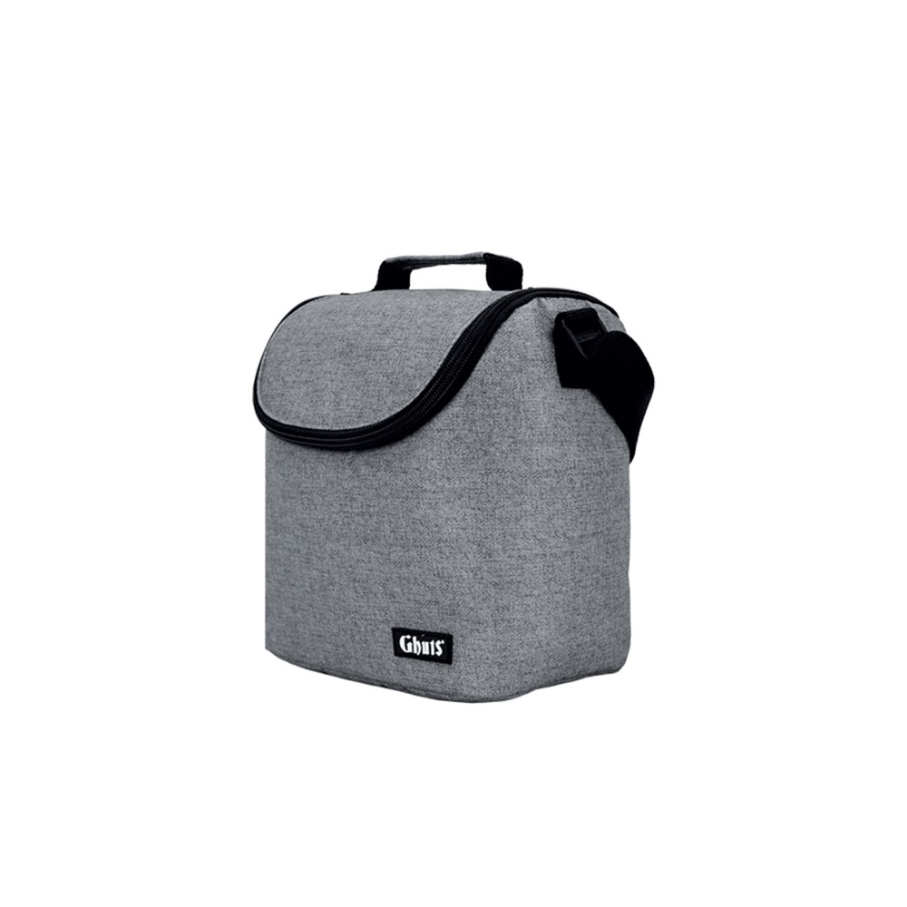 Lancheira Grande Silver Grey