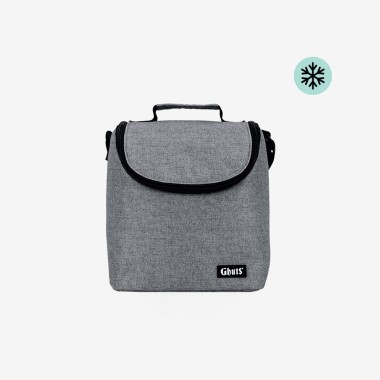 Lancheira Grande Silver Grey