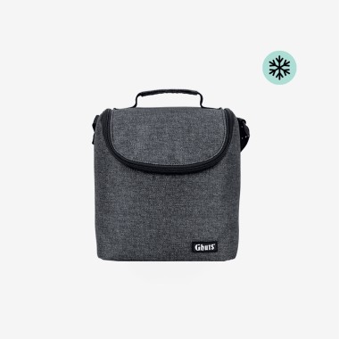 Lancheira Grande Gravel Grey