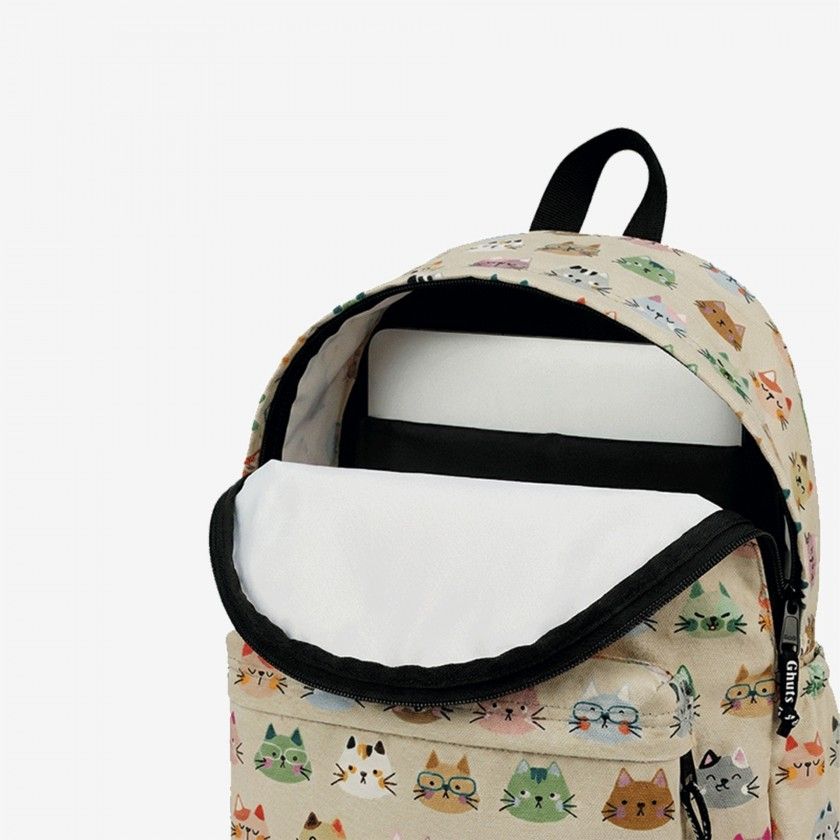 Mochila Cl�ssica Port�til Meow Mix