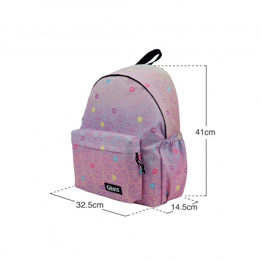 Mochila Clássica Portátil Bubble Blush Mochila Clássica Portátil Bubble Blush