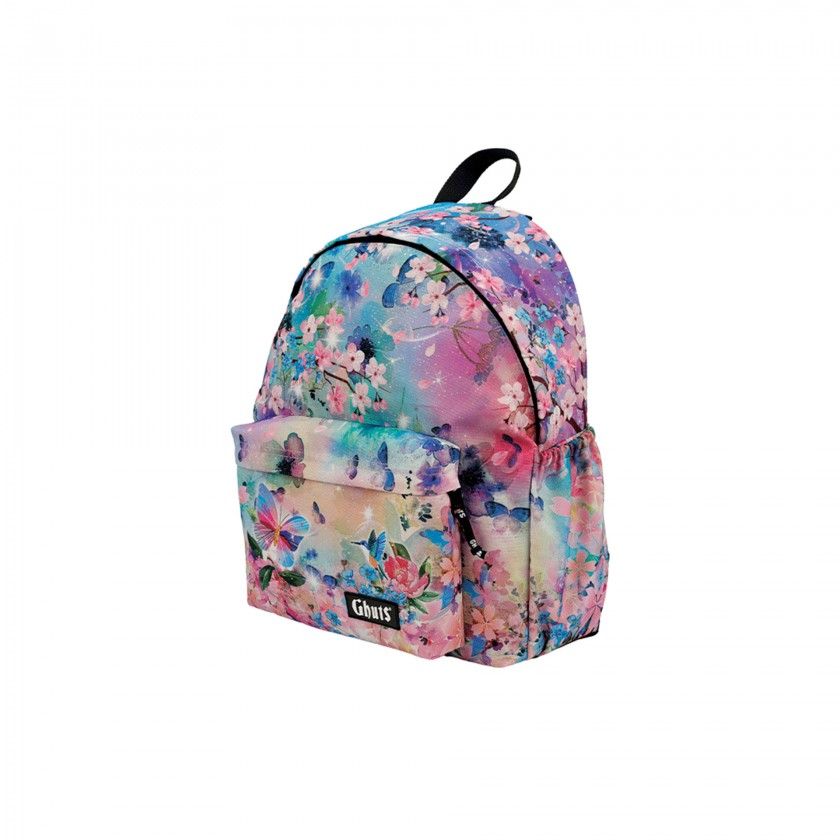 Mochila Cl�ssica Port�til Flower Mist